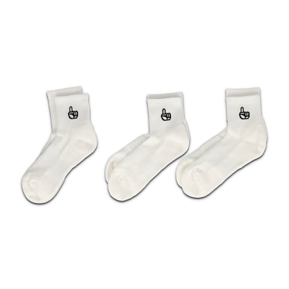 Everyday Quarter White Socks