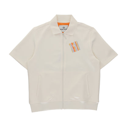 Urso Short Sleeve White Track Jacket