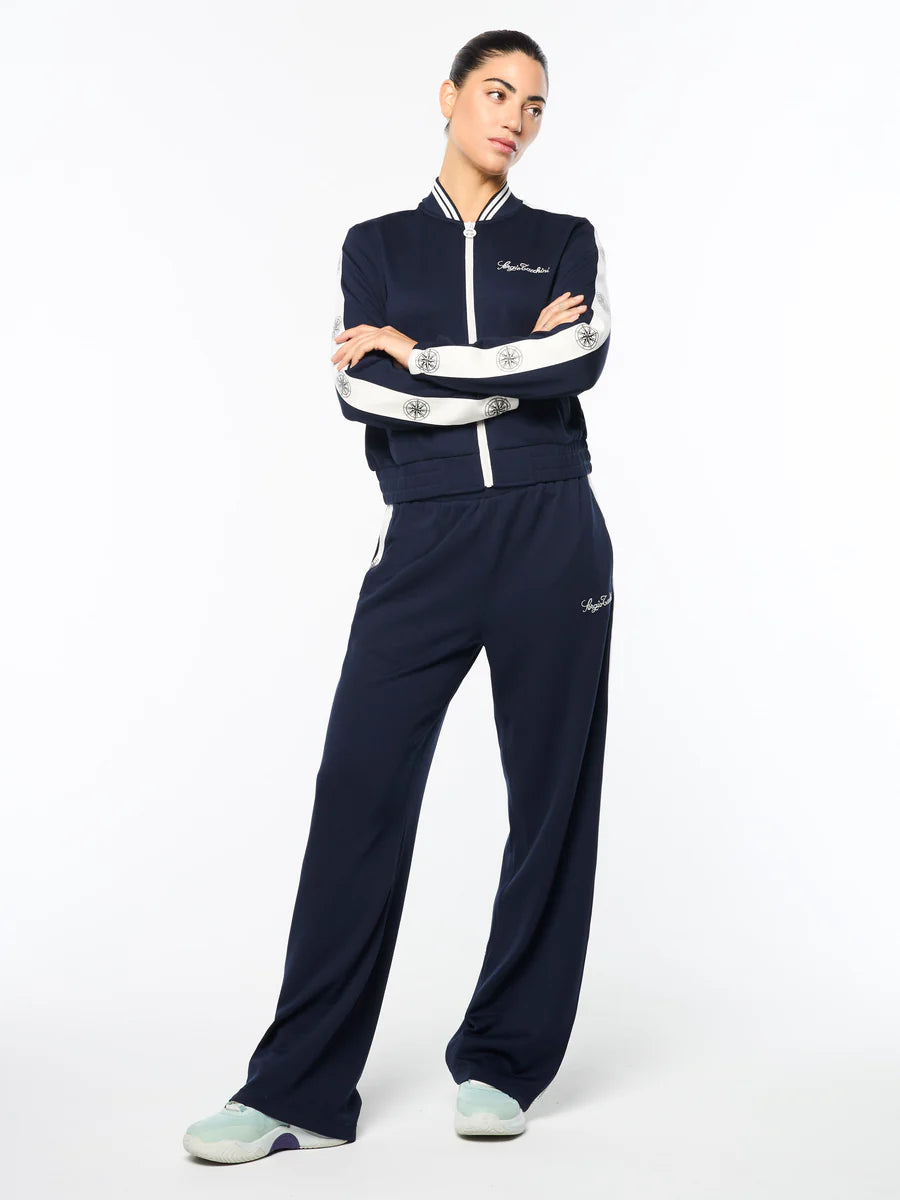Bussola Track Jacket- Maritime Blue