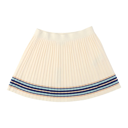 Fausta Knit White Skirt