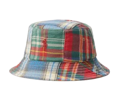 Reversible Twill-Flannel Bucket Hat