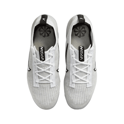 Air VaporMax 2021 FK White Black Metallic Silver
