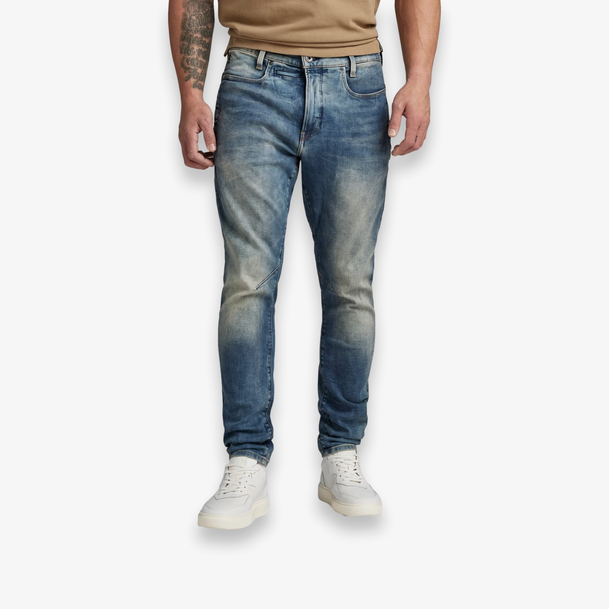 D-Staq 3D Slim Denim Jeans Medium blue