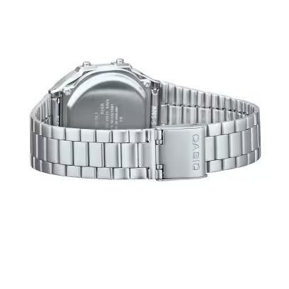 Vintage Silver Toned Top Watch A168WA-1