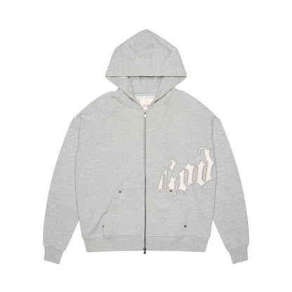 Og Logo  V2 Grey Silver Satin Boom Sweatsuit