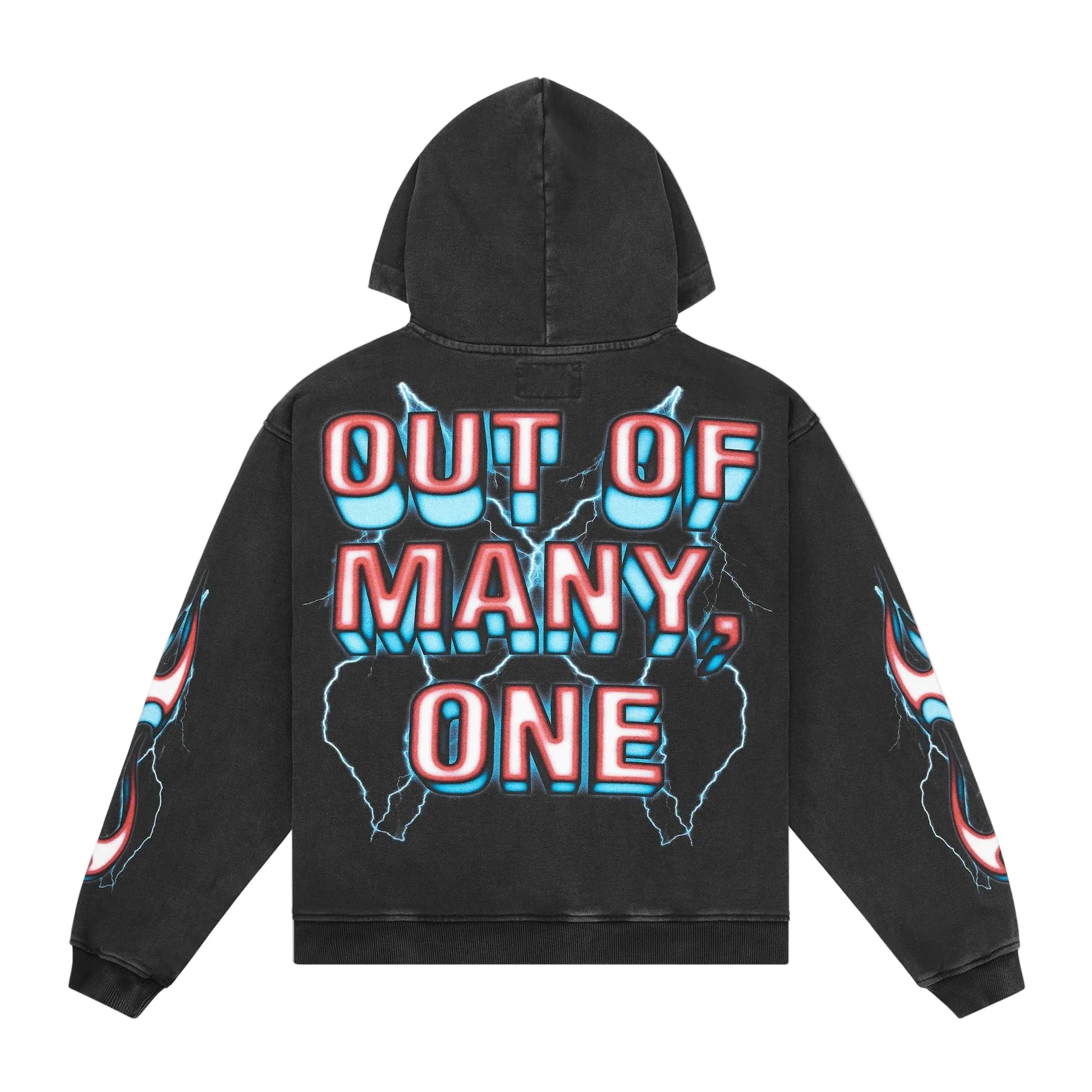 Supreme Reign Black Wash Black Hoodie