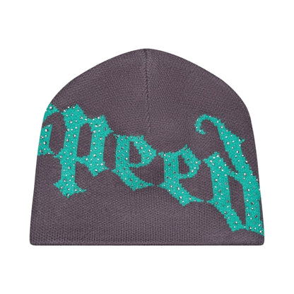 OG Logo Studded Gray Beanie
