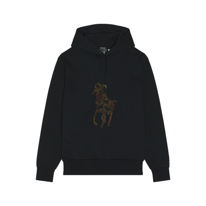 Camo Big Pony Double Knit Tech Pullover Hoodie