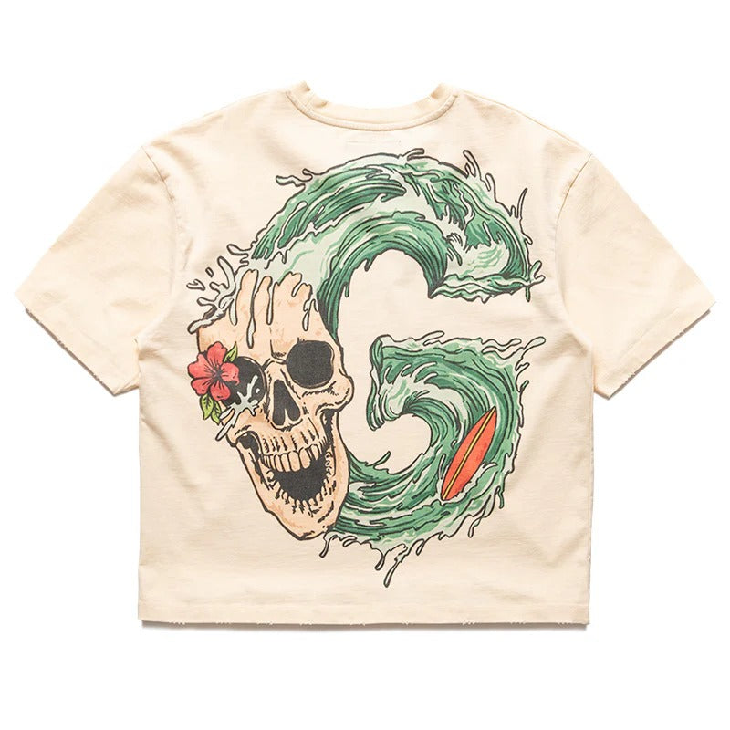Surfs Up Bone Brown T-shirt