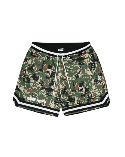 BB Digi Camo Brown Shorts