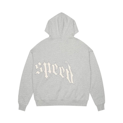 Og Logo  V2 Grey Silver Satin Boom Sweatsuit