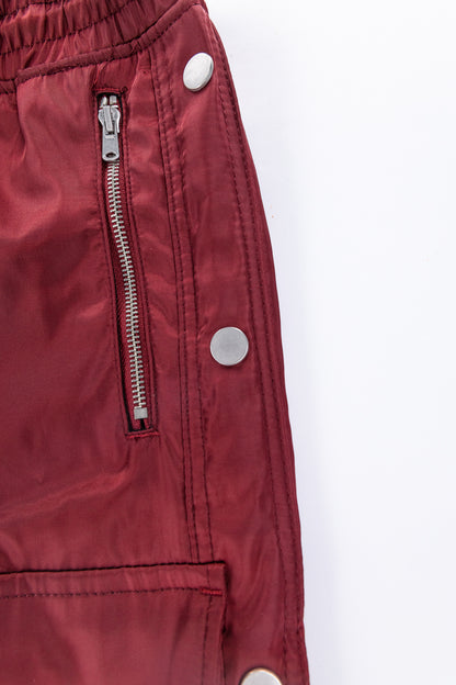 Men Snap Front Cargo Pants