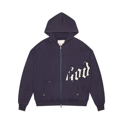 Og Logo Sweatsuit V2 Navy Wash Matching Set