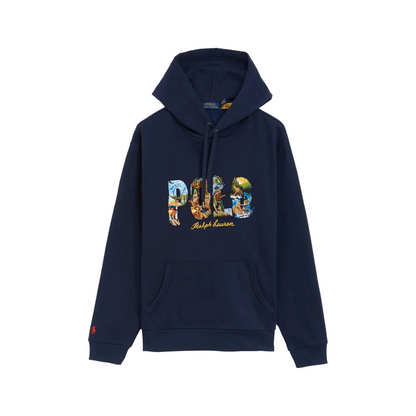 Novelty Embroidered Pullover Hoodie